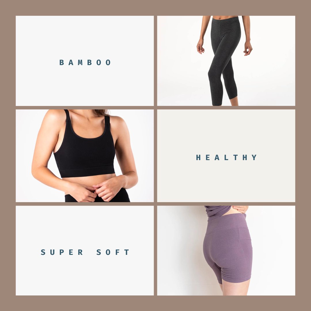 Bamboo, the perfect choice for yoga, leisure and activewear. - Curated Joy | Natural Home
