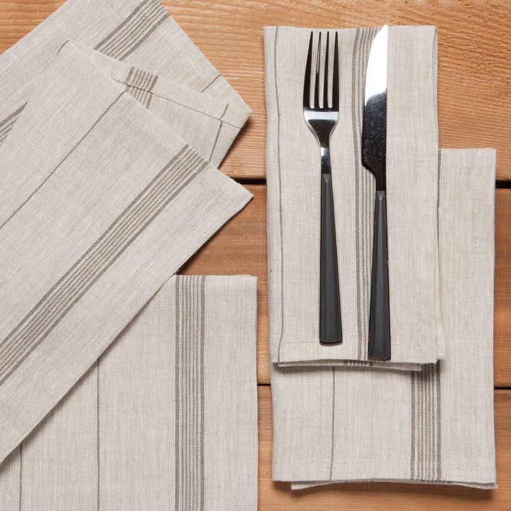 100% Linen Napkins | Set of 4 - Curated Joy | Natural Home