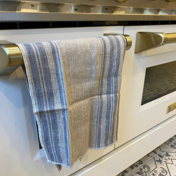 100% Linen - Rustic Natural Tea Towel - Curated Joy | Natural Home