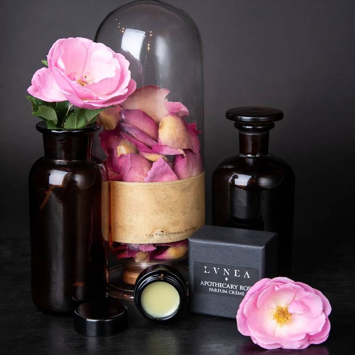 APOTHECARY ROSE Solid Perfume | Roses, apricot, violet leaf - Curated Joy | Natural Home