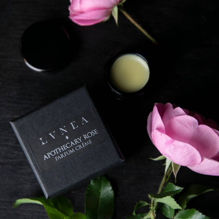 APOTHECARY ROSE Solid Perfume | Roses, apricot, violet leaf - Curated Joy | Natural Home