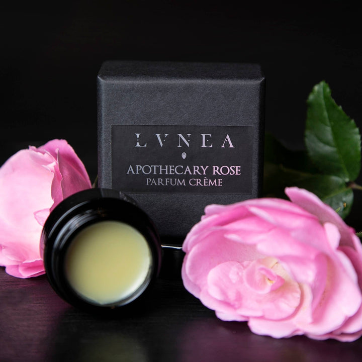 APOTHECARY ROSE Solid Perfume | Roses, apricot, violet leaf - Curated Joy | Natural Home
