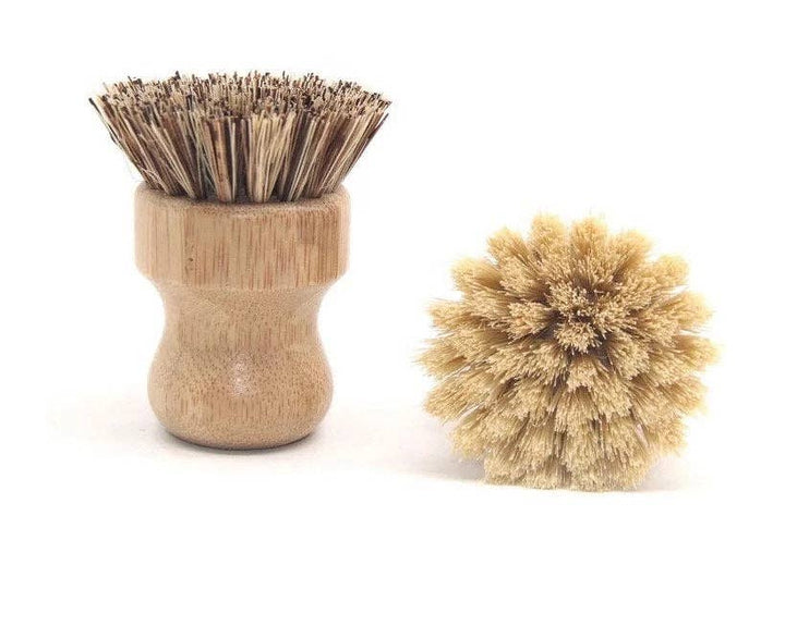 Bamboo/Sisal Pot Scrubber - Curated Joy | Natural Home