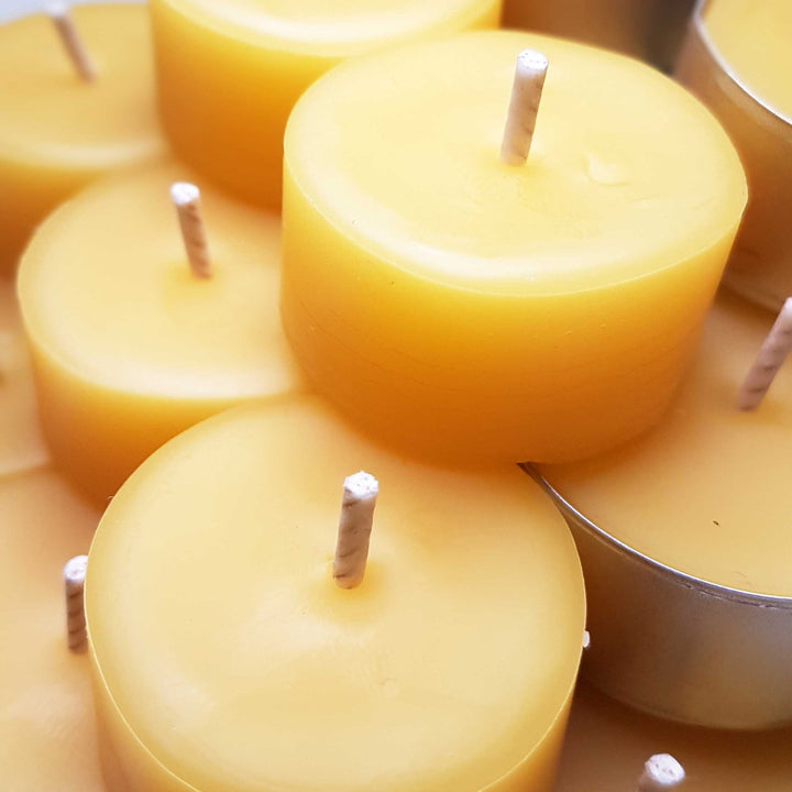 Bees Wax Tea Light Candles - Curated Joy | Natural Home
