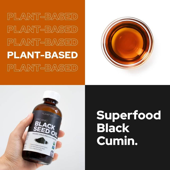 Black Seed Oil | Pure Plant - Based - Nigella Sativa Cumin Seed - Curated Joy | Natural Home