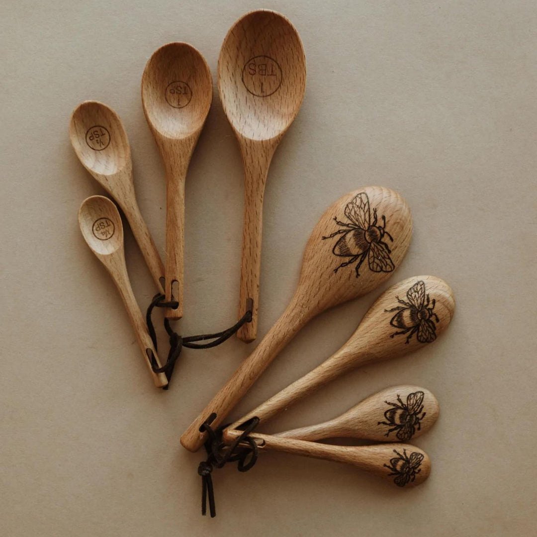 Bumblebee Measuring Spoons - Set of 4 - Curated Joy | Natural Home