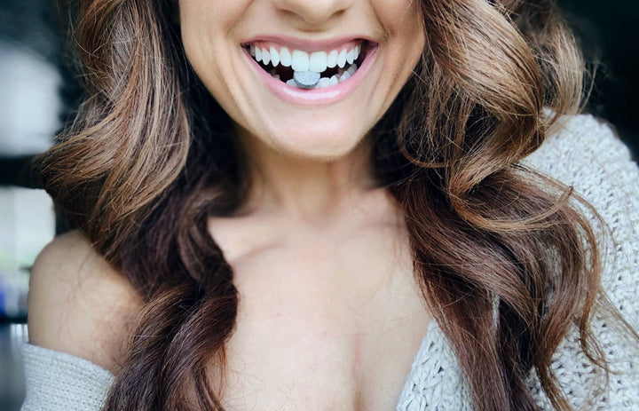 Crush & Brush Toothpaste Tablet - Mint CHARCOAL 60g/2.2oz - Curated Joy | Natural Home