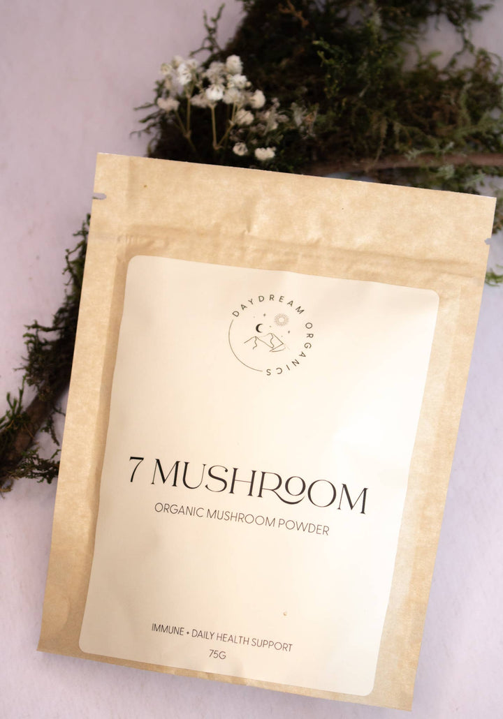 Daydream Organics | 7 Mushroom Powder Blend | Powder - Curated Joy | Natural Home