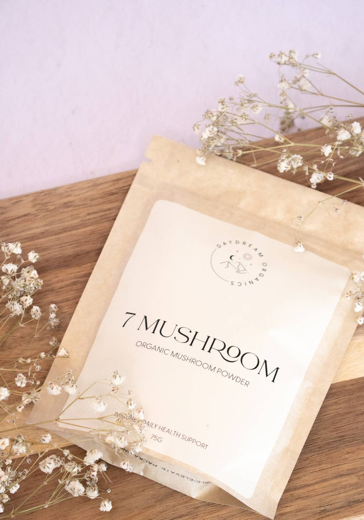 Daydream Organics | 7 Mushroom Powder Blend | Powder - Curated Joy | Natural Home