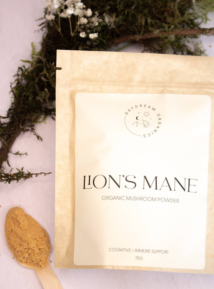 Daydream Organics | Lion's Mane Mushroom Powder - Curated Joy | Natural Home