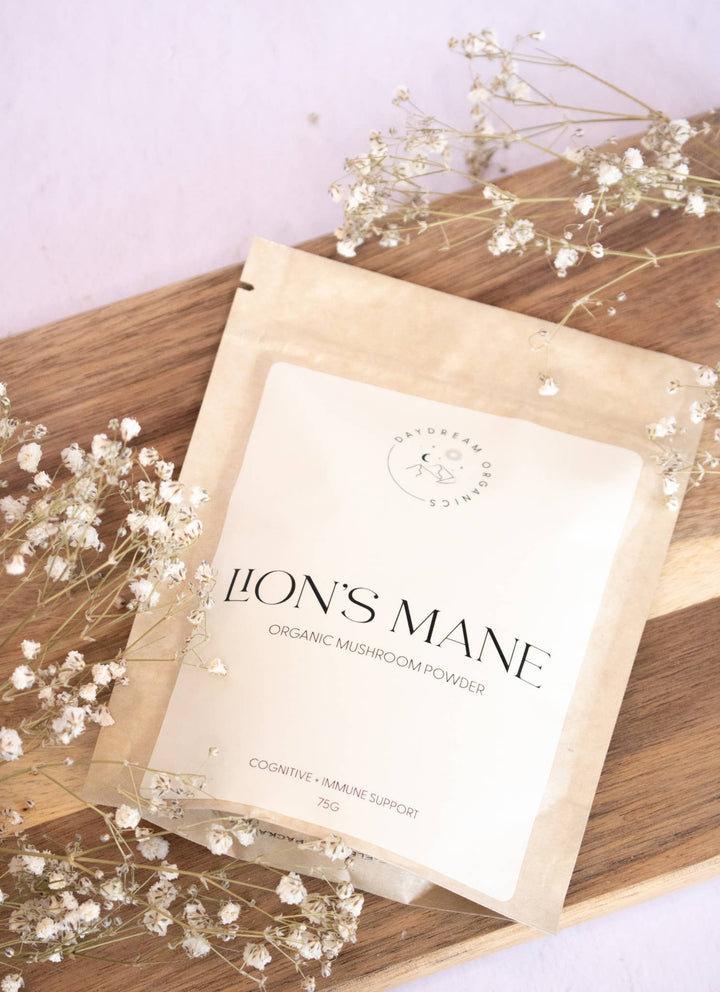 Daydream Organics | Lion's Mane Mushroom Powder - Curated Joy | Natural Home