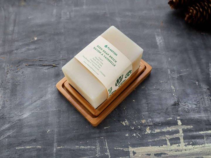 Dual - layer Bamboo Soap Dish - Curated Joy | Natural Home
