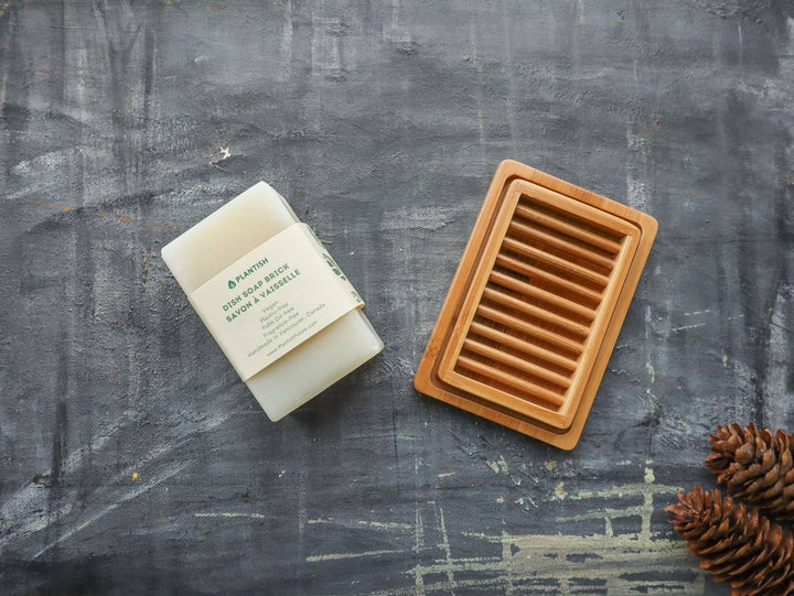 Dual - layer Bamboo Soap Dish - Curated Joy | Natural Home
