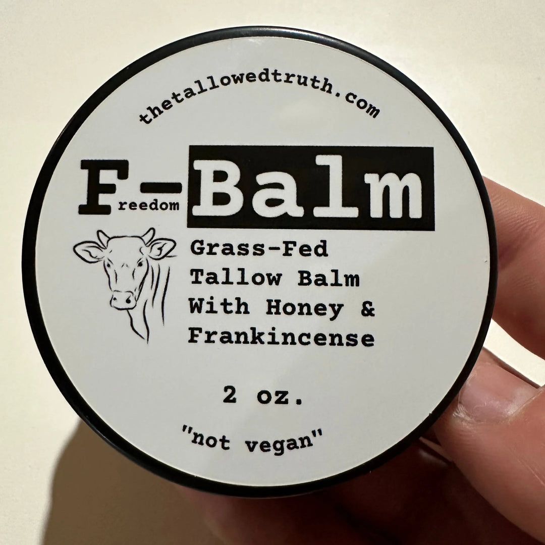 F - Balm Grass Fed Tallow All Purpose Balm - Curated Joy | Natural Home