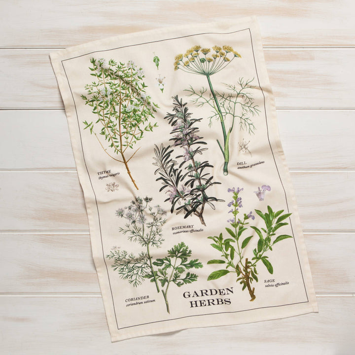 Garden Herbs Dishtowel - Curated Joy | Natural Home