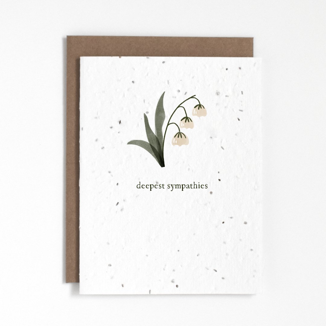 Greeting Card - Deepest Sympathies - Curated Joy | Natural Home