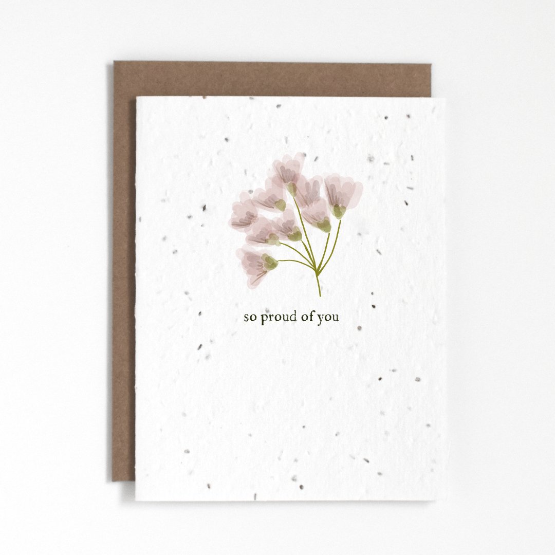 Greeting Card - So Proud Of You - Curated Joy | Natural Home