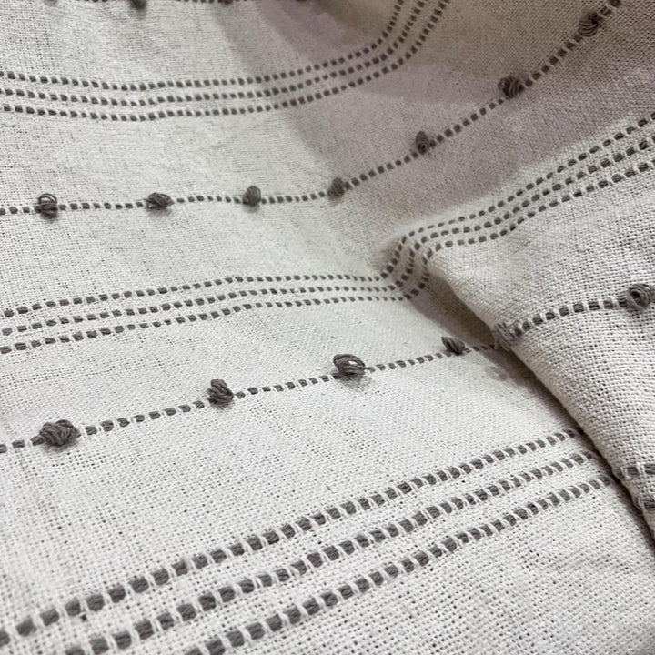 Handwoven Cotton Throw | Fair Trade | BIRCH - Curated Joy | Natural Home