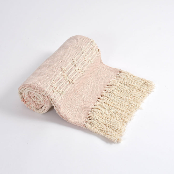 Handwoven Cotton Throw | Fair Trade | PRIMROSE - Curated Joy | Natural Home