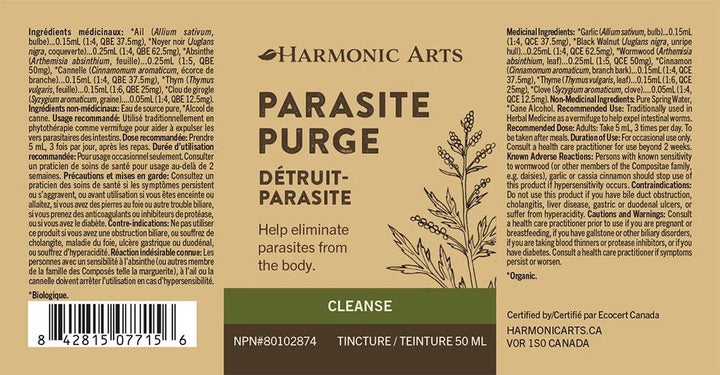 Harmonic Arts | Parasite Purge - Curated Joy | Natural Home