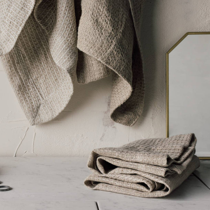 Natural 100% Linen Hand Towel - Curated Joy | Natural Home