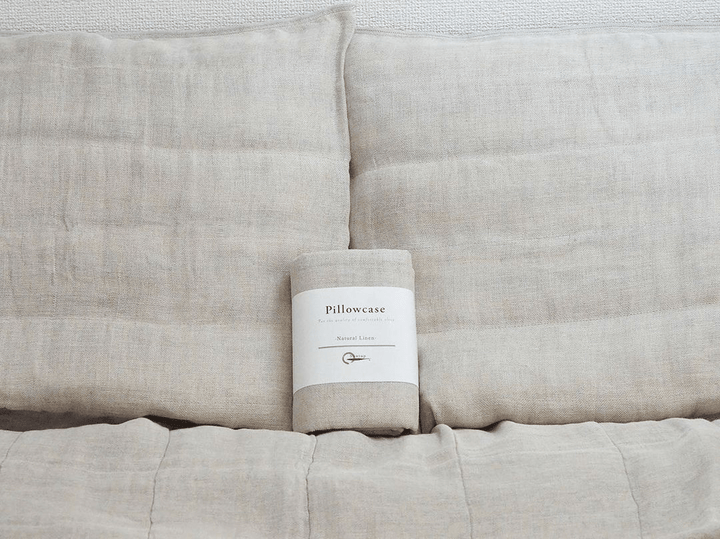 Nawrap Natural Pillowcase (Linen) - Curated Joy | Natural Home