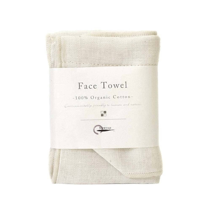 Nawrap Organic Cotton Face Towel | Made in Japan - Curated Joy | Natural Home