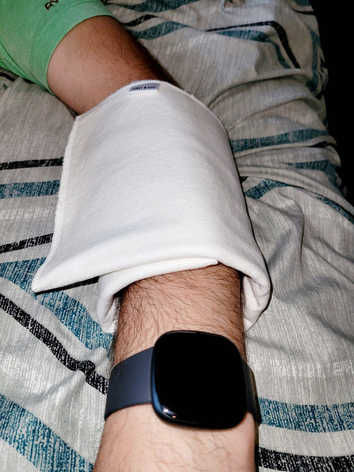 Organic Castor Oil Flannel 3 Ply Packs: 12" x 18" - Curated Joy | Natural Home