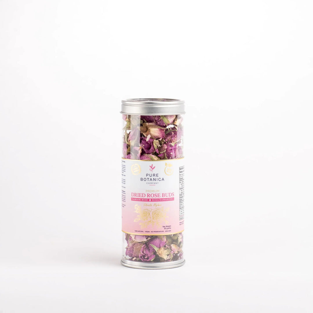 Organic Premium Dried Damask Rose Buds - Curated Joy | Natural Home