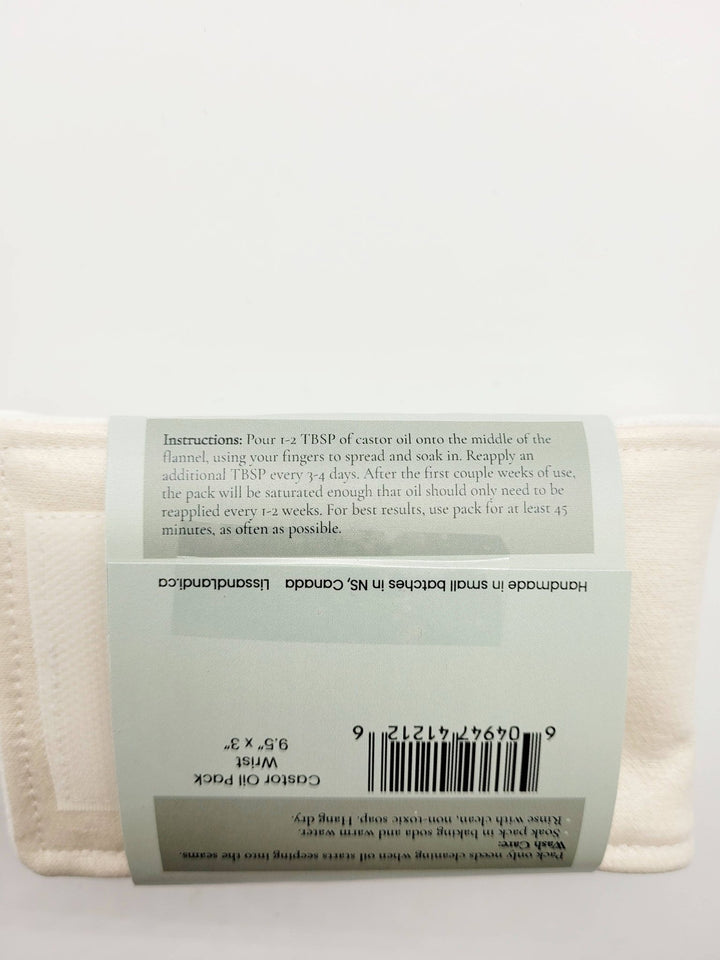 Pack for Organic Castor Oil, Wrist, Carpal Tunnel, Arthritis - Curated Joy | Natural Home