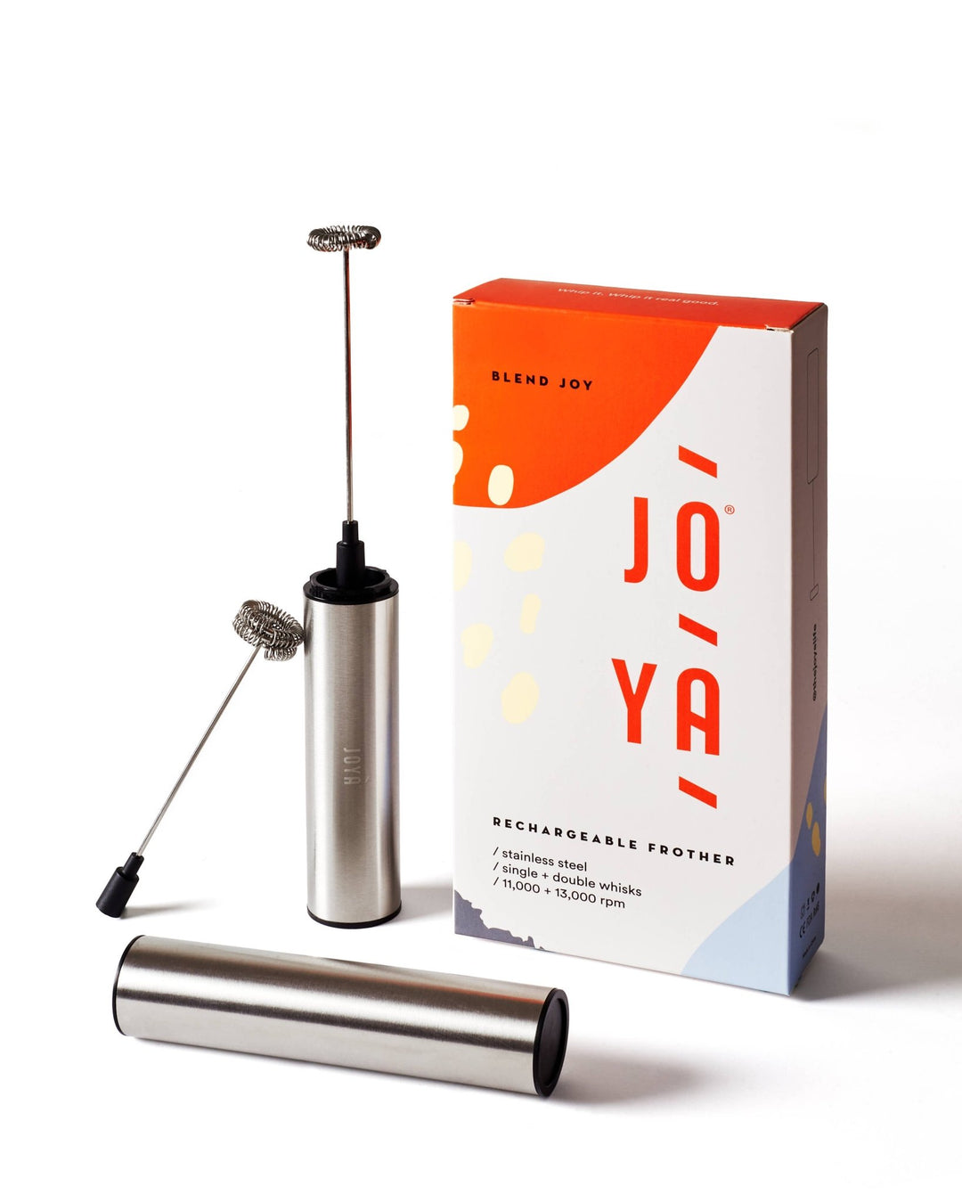 Rechargeable Handheld Milk Frother - Curated Joy | Natural Home