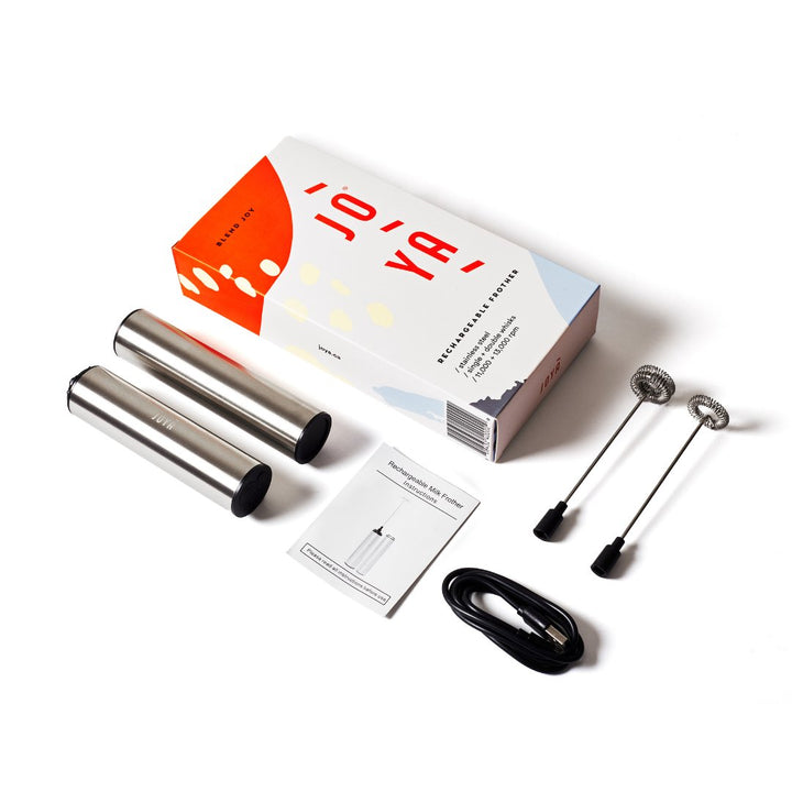 Rechargeable Handheld Milk Frother - Curated Joy | Natural Home