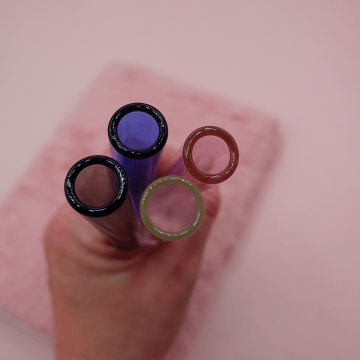 Reusable Borosilicate Glass Drinking Straws - 4 Pack - Curated Joy | Natural Home