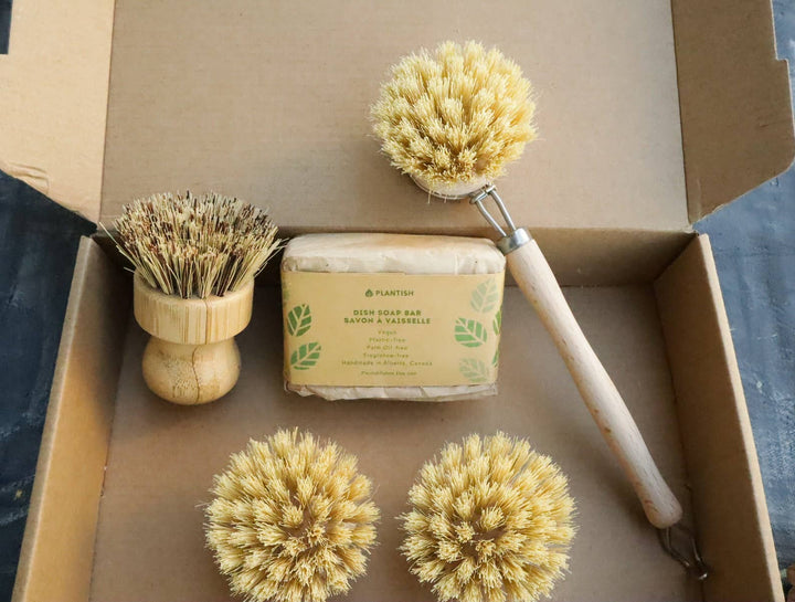 Sisal Dish Brush Refill (Brush Head Only) - Curated Joy | Natural Home