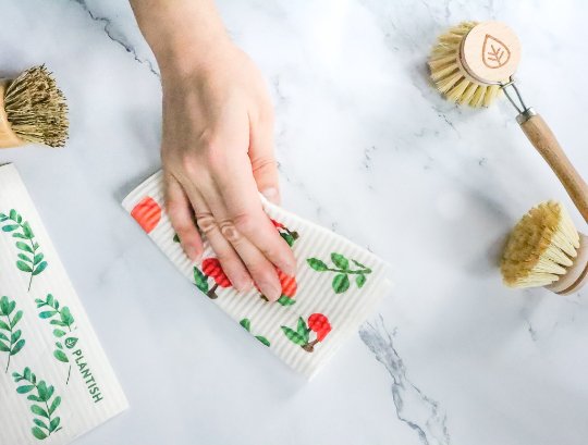 Swedish Sponge Cloth - Eucalyptus - Curated Joy | Natural Home