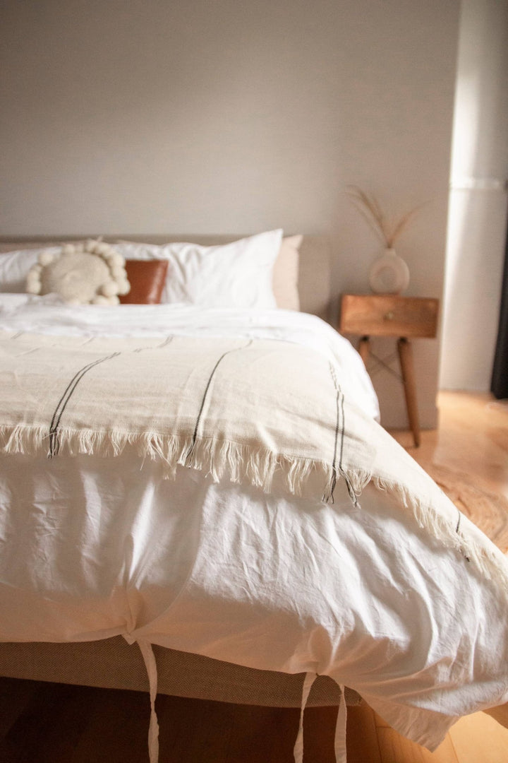 Turkish Cotton Duvet Cover |Hotel Quality - Curated Joy | Natural Home