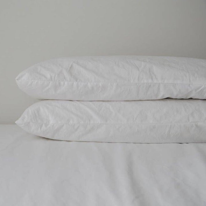 Turkish Cotton Pillow Case | 2 Pack | Hotel Quality | Standard - Curated Joy | Natural Home