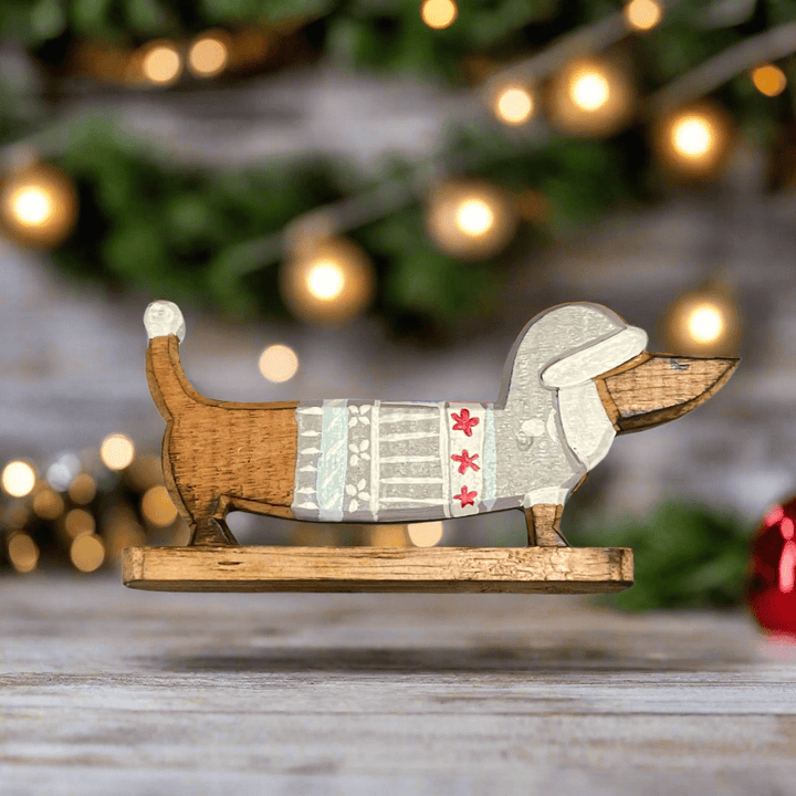 Wooden Sausage Dog | Handmade | Fair Trade - Curated Joy | Natural Home