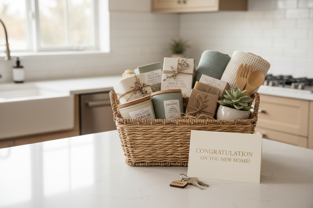 realtor closing gift basket in Victoria, BC