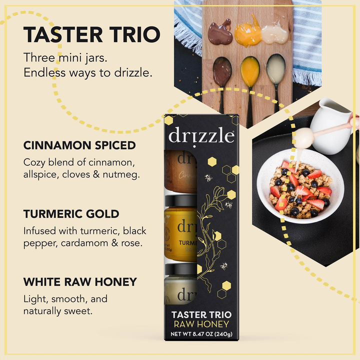 Drizzle Honey - Taster Trio - (3 x 80 g)