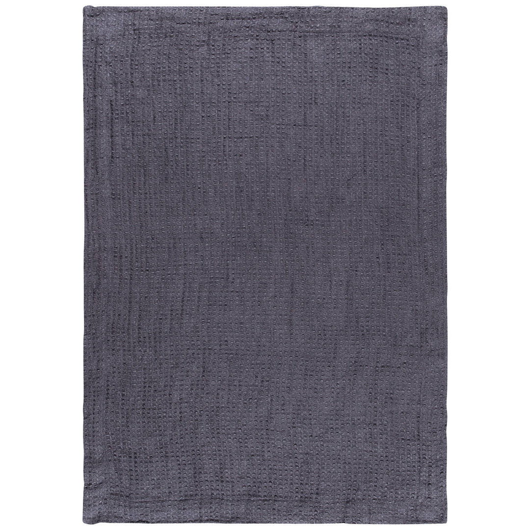 100% Linen Hand Towel - Charcoal - Curated Joy | Natural Home