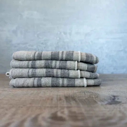 100% Linen - Rustic Natural Tea Towel - Curated Joy | Natural Home