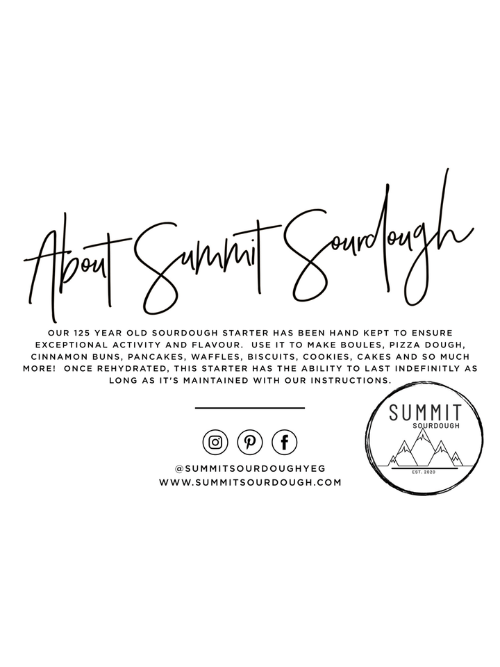 130 Year Old Canadian Sourdough Starter | Organic | Heirloom - Curated Joy | Natural Home