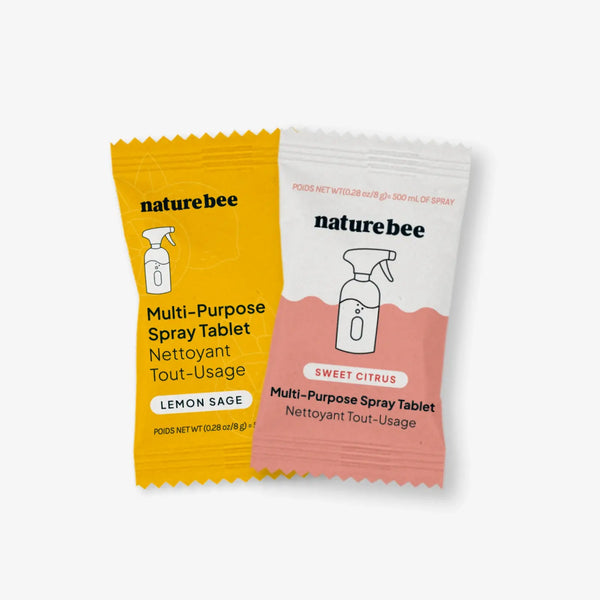Multi-Purpose Cleaning Spray Refill Tablet | Sweet Citrus | Nature Bee