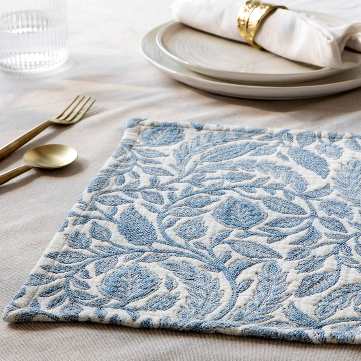 Larkspur Topiary Placemat | Cotton