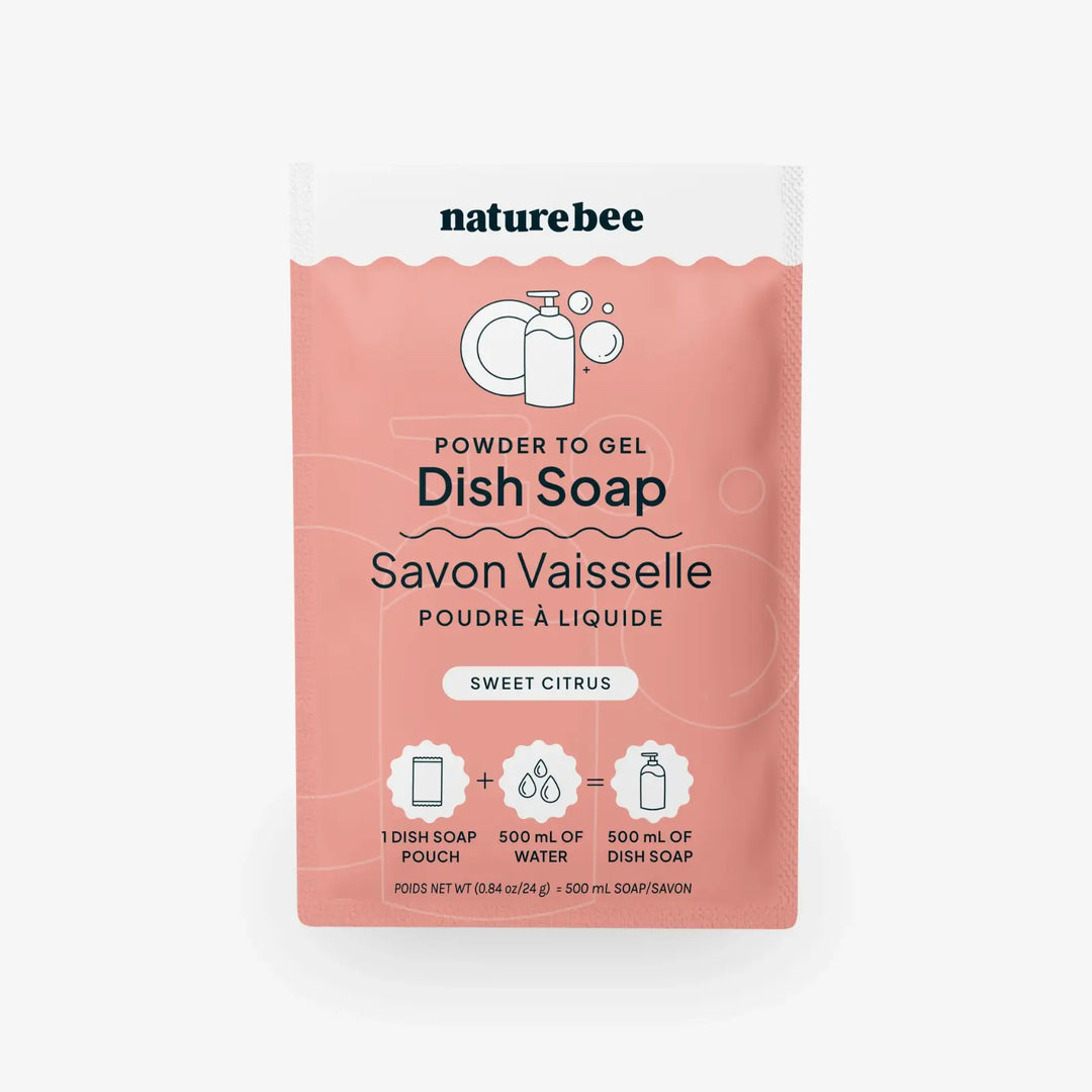 NATURE BEE - Dish Soap Refills - Powder to Gel