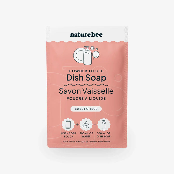 NATURE BEE - Dish Soap Refills - Powder to Gel