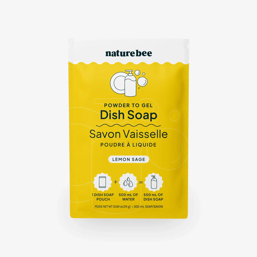 NATURE BEE - Dish Soap Refills - Powder to Gel