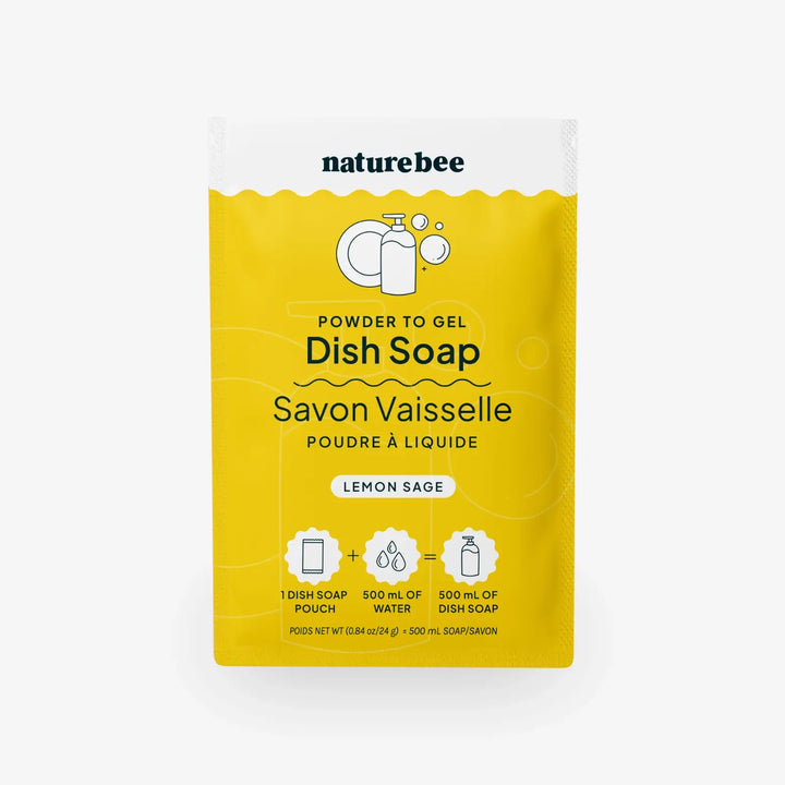 NATURE BEE - Dish Soap Refills - Powder to Gel