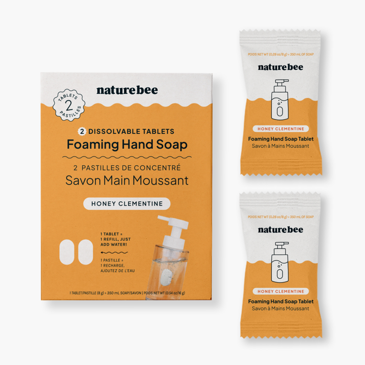 Foaming Hand Soap Refills 2-Pack | Sweet Citrus | NATURE BEE